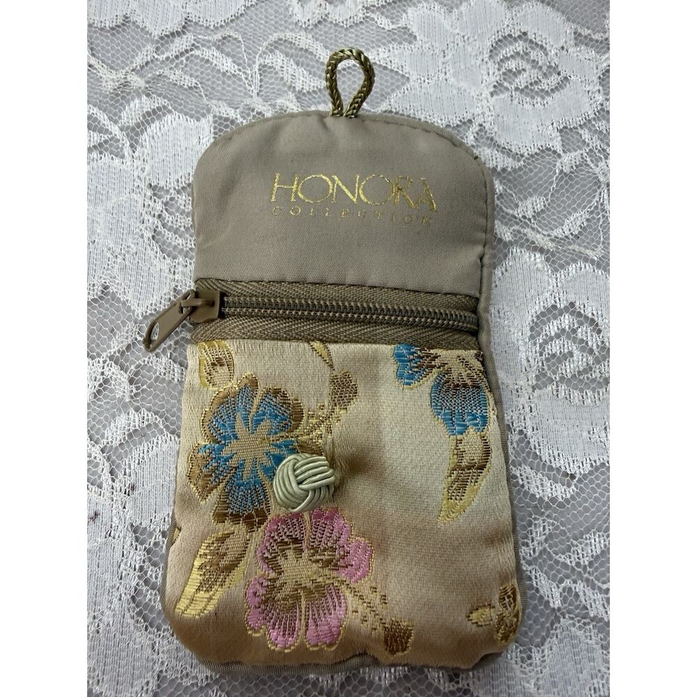 Vintage Honora Collection Silk Coin Purse Coquette Gift Pouch